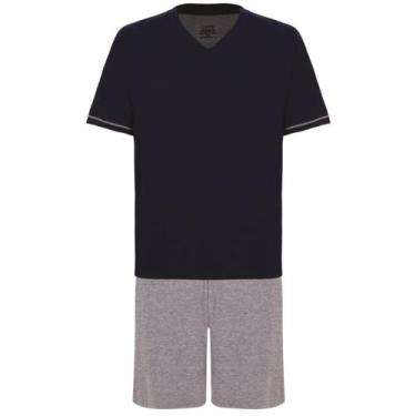 Imagem de Pijama Curto Lupo 28000-001 Masculino Gola V Algodão T. P/XG, GG, 2800