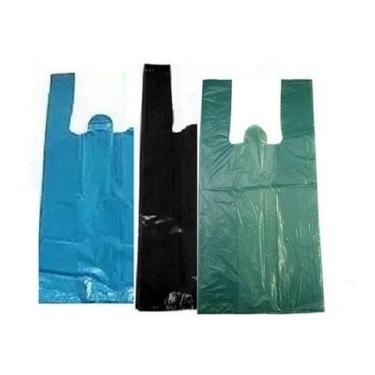Imagem de Sacolas Plasticas Reciclada Preta 1Kg 45X60+1Kg 60X80 Verde - Higipack
