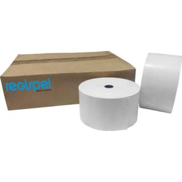 Imagem de Bobina Termica Relogio Ponto 57MMX150M. Branca 48G. - Regispel