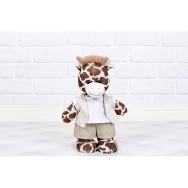 Imagem de PELUCIA SAFARI GIRAFA 20 CM PARA DECORÇÃO (xadrez de bege)