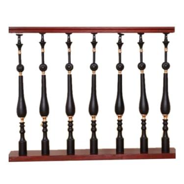 Imagem de Flexível Corrimãos resistentes para degraus ao ar livre, coluna de corrimão de escada, poste de balaústres para interior para escadas de concreto e madeira Espesso