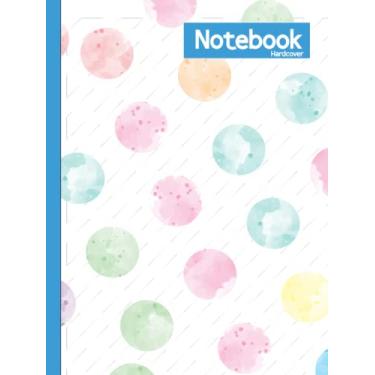 Imagem de Hardcover Notebook: Pastel Water Color Hardcover Pattern - Composition Notebook - Large 8.5 x 11 - College Ruled 100 Pages - 50 Sheets