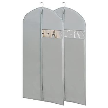 Imagem de Garment Bags for Travel, 50'' Garment Bags for Hanging Clothes, Suit bag (Set of 2, 23.3'' X 50'')