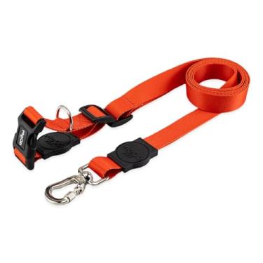 Imagem de Mood Pet Coleira Guia Mãos Livres Para Cães Cachorro Adestramento Passeio Porte Grande Médio Pequeno (Red, PP)