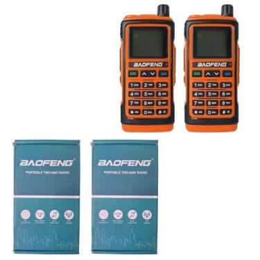 Imagem de Kit 2 Rádio Comunicador BF UV17 Aviação UHF VHF FM AM