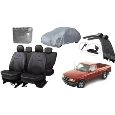 Imagem de Kit Completo para Ranger 91-03: Capa de Couro + Capa de Cobrir + Limpa