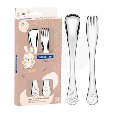 Imagem de Jogo de Talheres Infantil, 2 Peças em Aço Inox - Tramontina