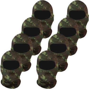 Imagem de Kit 8 balaclavas balaclava touca toca ninja bandana UV50+ - EX311, Ver