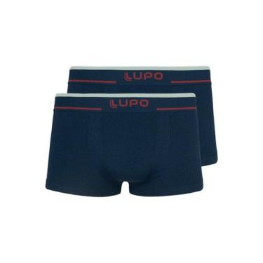 Imagem de Kit com 2 Cuecas Sunga Lupo 526-001, Azul marinho, G