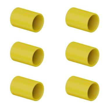 Imagem de 6 Luvas de Pressão Eletroduto Tigre 1" 32mm S/Rosca