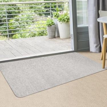 Imagem de 2 Tapete Passadeira Antiderrapante Absorvente Ln 45x110 Vr (MARFIM bege claro areia)