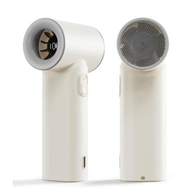 Imagem de LEMOISTAR Ventilador turbo portátil, mini ventilador de mão portátil, ventilador pessoal recarregável por USB, ventilador de bolso pequeno operado por bateria