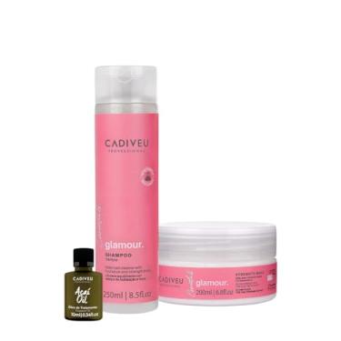 Imagem de Kit Cadiveu Profissional Essentials Glamour Shampoo Máscara e Açaí Oil P (3 produtos)