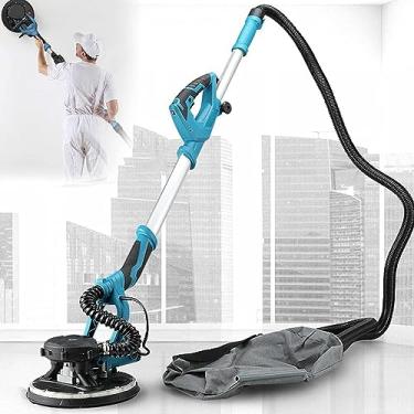 Imagem de LANDER DRYWALL LANDER ELÉTRICA DOLURA LANDER 1800W com sistema automático de vácuo livre de poeira - 20 discos de lixamento - alça antivibração - para teto dentro e fora