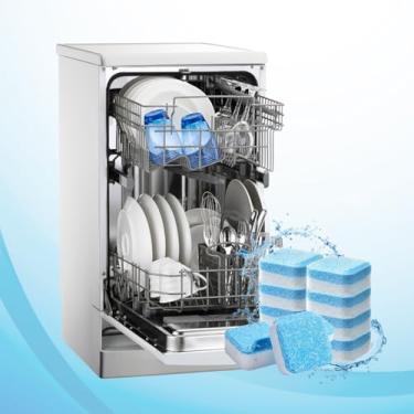 Imagem de Pastilha Esteriliza Maquina de Lavar Louça 6 Unidades Duração 3 Meses Limpeza Eficiente Lava Louça