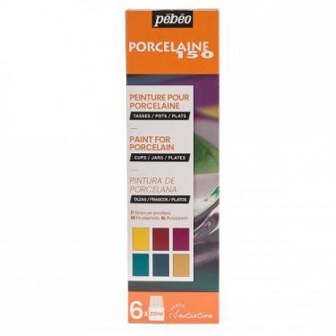 Imagem de Set Pébéo Initia Porcelaine 150 Colour 2 6X20ml - pebeo