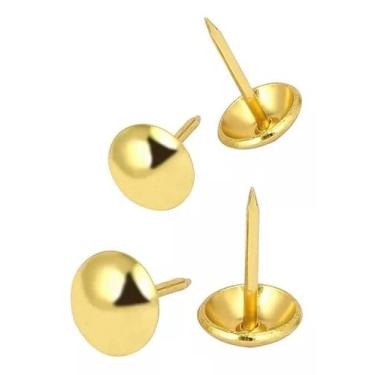 Imagem de Kit 100 Tachinhas Latão Metal Para Quadro Cortiça E Afins - Startools