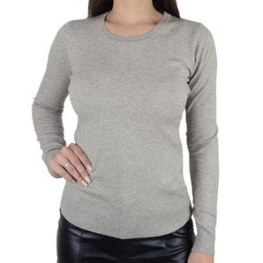 Imagem de Blusa Feminina Facinelli By Mooncity Tricot Bege Cacau - 651-Feminino