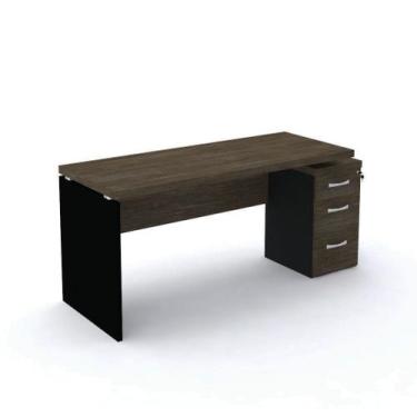 Imagem de Mesa Gerência Com Pé Gaveteiro 03 Gavetas PE 40 Pandin 1,64 x 0,60 M E