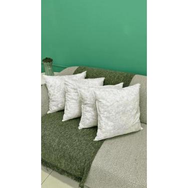 Imagem de Kit com 4 Enchimentos de Almofada Retangular CL 50x60cm Flocos de Espu