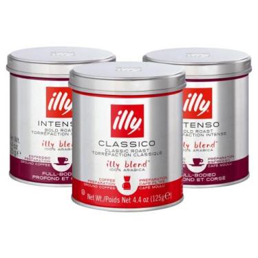 Imagem de Café Moído, 3 Latas De 125G, Illy - Illy café