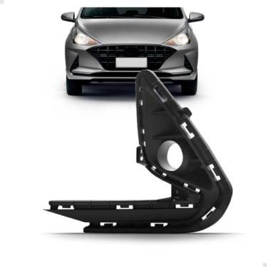 Imagem de Grade lateral parachoque dianteiro para hyundai hb20 2020 até 2021 com