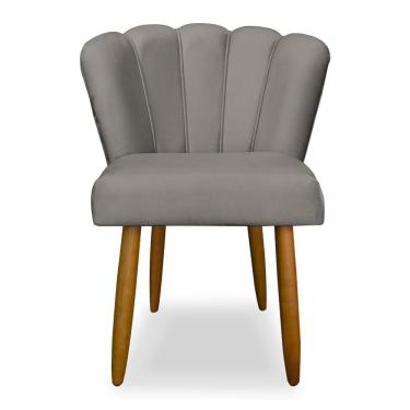 Imagem de Cadeira Para Penteadeira Quarto Modelo Flor - Balaqui Decor Cor: Capuccino