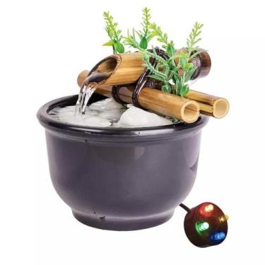 Imagem de Fonte De Agua Cascata Biqueira Em Bambu Decoracao Novidade - NoBrand, 