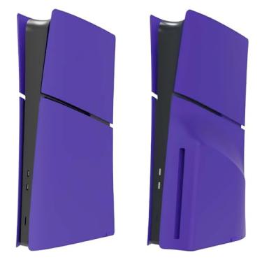 Imagem de IMOFEE Placas Protetoras 5 Em 1 Versão Fina Para Console Ps5 Disc E Digital Edition, Painéis De Revestimento Compatíveis Com Acessórios Playstation 5 Slim, Placas De Proteção De Substituição