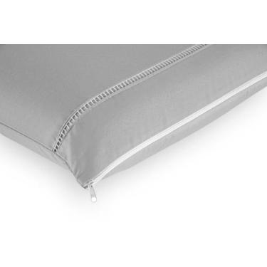 Imagem de Kit 50 Fronhas 200 Fios Ponto Palito Com Ziper Hotel Pousada Airbnb - 