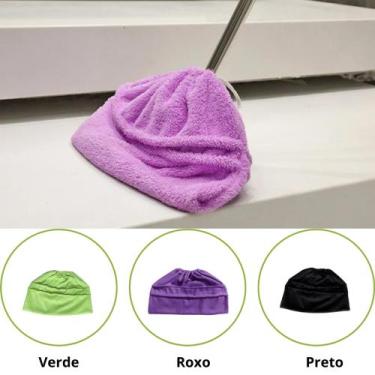 Imagem de Kit 3 Capa para Vassoura - Pano de Chão em Microfibra Ultra Absorvente