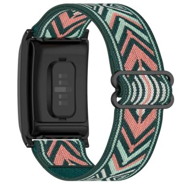 Imagem de Pulseira de reposição para relógio WHOOP 4.0 com capa para mulheres e homens, pulseira de reposição de nylon respirável ajustável para monitor de atividades e fitness WHOOP 4.0 (verde)