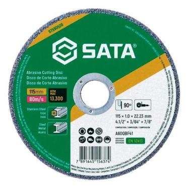 Imagem de Disco De Corte Esmerilhadeira 4.1/2 X 1,0 Fino Inox - Sata