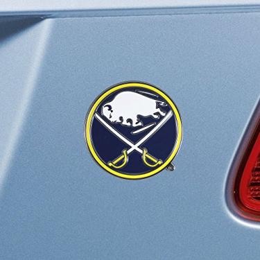 Imagem de FANMATS NHL - Emblema de metal 3D Buffalo Sabres 7,62 x 7,62 cm