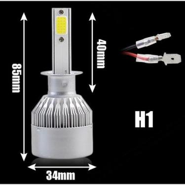 Imagem de Lâmpadas C6 Farol de Carro LED 6000K H1 H3 H4 H7 H11 H13 HB3(9005) HB4