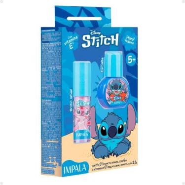 Imagem de Kit Impala Stitch: 1 Esmalte Experiência e 1 Brilho Labial