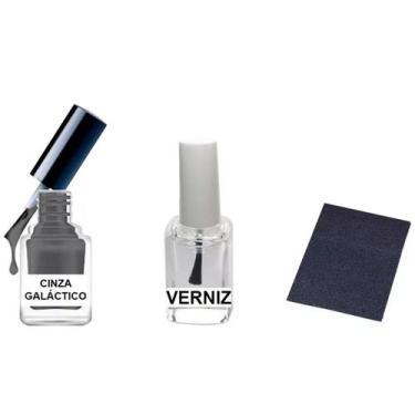 Imagem de Tinta Retoque Tira Risco Carro Toyota - Cinza Galactico - Jhow Adesivo