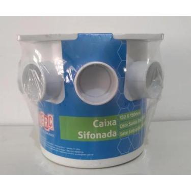 Imagem de Caixa sifonada 150x150x50 com grelha quadrada - HERC