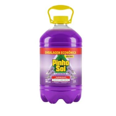 Imagem de Desinfetante Pinho Sol Lavanda Perfumado 3,8L, Limpeza Duradoura, Frescor Revitalizante