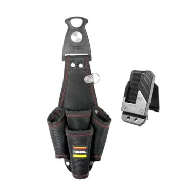 Imagem de Bothyi Ferramentas de cinto de ferramentas para serviço pesado Ferramentas de eletricista Bolsa Oxford Pano Bolsa de cinto lateral rotativo para