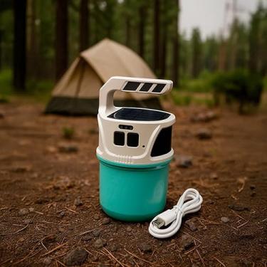 Imagem de Lanterna Lampião LED Recarregável Camping Pesca Casa