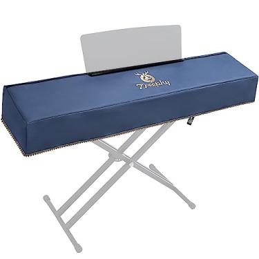 Imagem de Zreephy Capa Protetora Contra Poeira Para Teclado De Piano Com 88 Teclas E Suporte Partituras, Abertura Zíper, Compatível Teclados Digital Yamaha P35 P45 P48 P71 P85 P95 P105 P115 P125