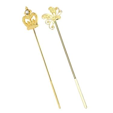 Imagem de Luxshiny Colher de derretimento para artesanato com selo de cera, 2 peças, varetas de agitação de carimbo, varetas de agitação de cera, selo de cera, haste de mistura em forma de cristal, vintage