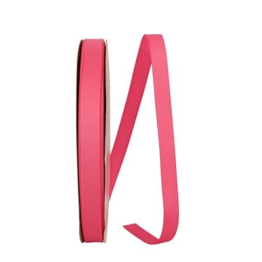 Imagem de Reliant Ribbon Fita de textura de gorgorão, 1,5 cm x 91 m, rosa choque
