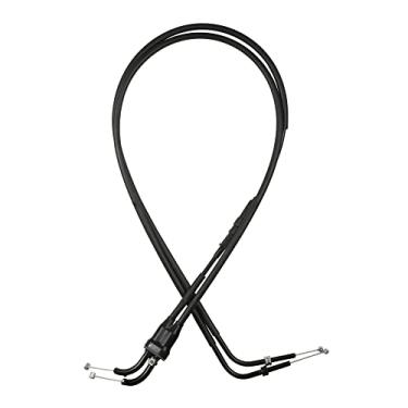 Imagem de MOTOMASTER Conjunto de cabos de acelerador de motocicleta compatível com Triumph Scrambler 865 (2006-2006) SET AB (Open and Close) / T2040490