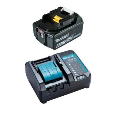 Imagem de Carregador De Bateria DC18WC + 1 Bateria 18v 5ah Makita