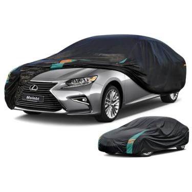 Imagem de Molebt Capa de carro Coupe personalizada para ES 300 330 350 (2015-2025), impermeável para todos os climas para automóveis, cobertura completa ao ar livre com tiras de clipe à prova de vento.