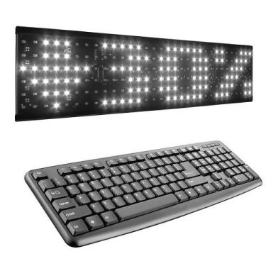 Imagem de Painel Luminoso Letreiro Led Itinerário Caminhão Van 6L 32C - Sindel