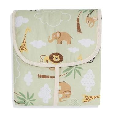 Imagem de Trocador Portátil com Bolsos Internos Nanna Baby - Floresta