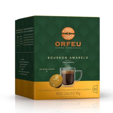 Imagem de ORFEU Café Cápsula 10 Bourbon Amarelo Compatível Dolce Gusto